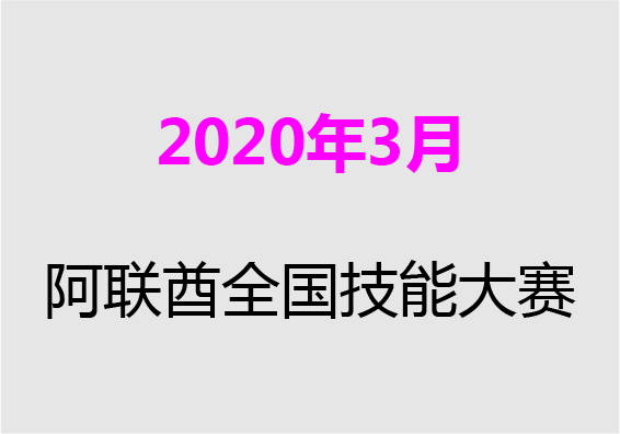 【2020年3月】阿聯(lián)酋全國技能大賽